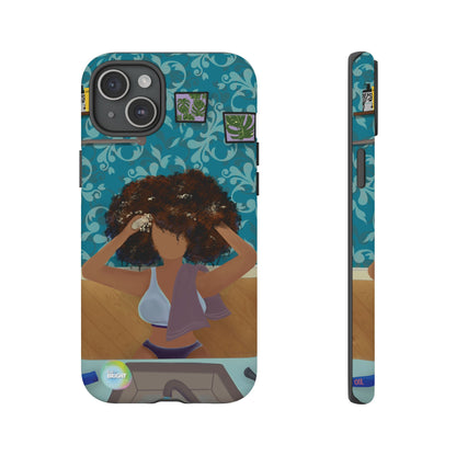 Me Time Tough Cases: Artistic Phone Case for Self-Care and Empowerment