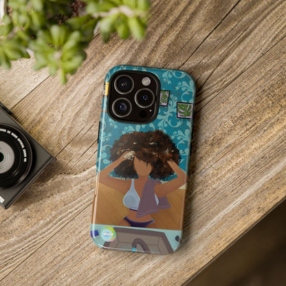 Me Time Tough Cases: Artistic Phone Case for Self-Care and Empowerment