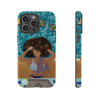Me Time Tough Cases: Artistic Phone Case for Self-Care and Empowerment