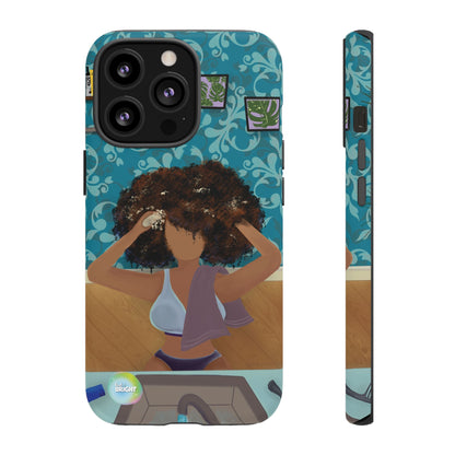 Me Time Tough Cases: Artistic Phone Case for Self-Care and Empowerment