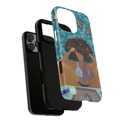 Me Time Tough Cases: Artistic Phone Case for Self-Care and Empowerment