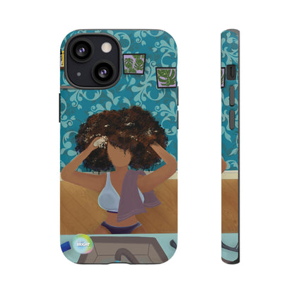 Me Time Tough Cases: Artistic Phone Case for Self-Care and Empowerment