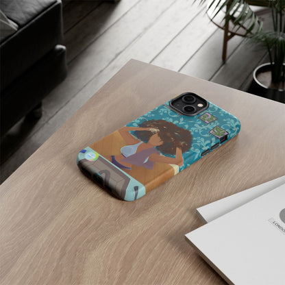 Me Time Tough Cases: Artistic Phone Case for Self-Care and Empowerment
