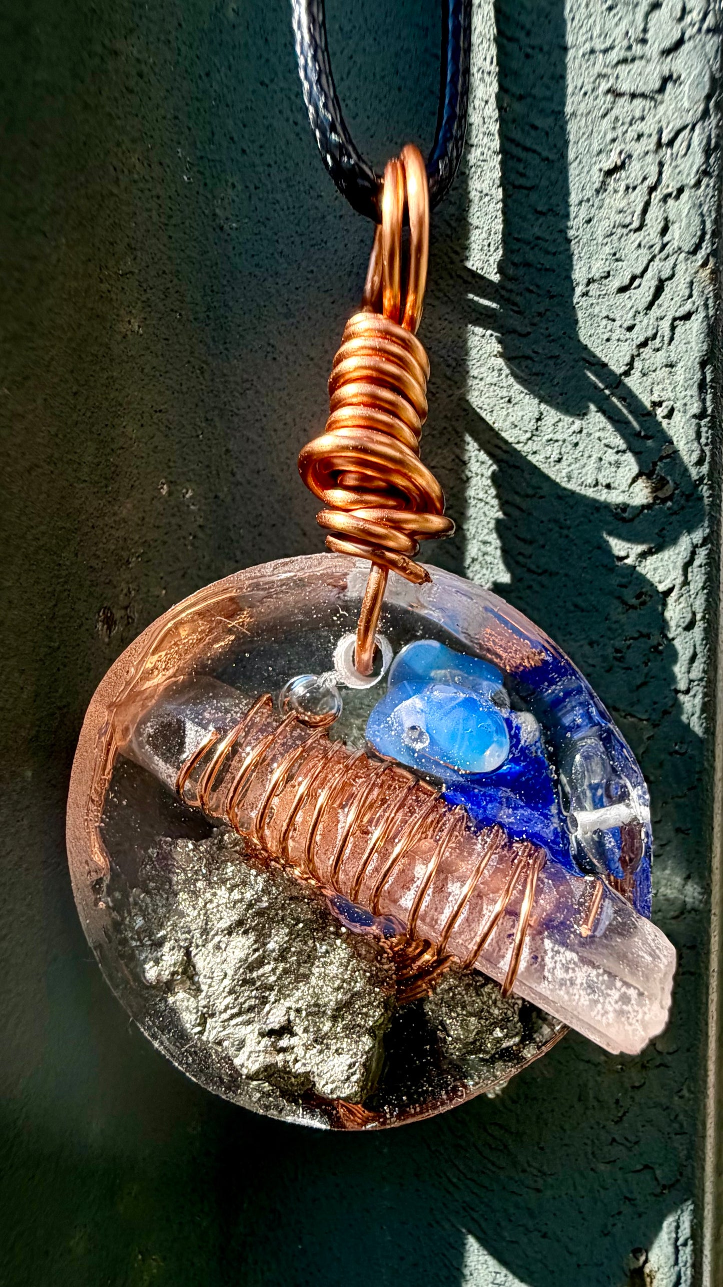 Mini Orgonite Statement Pendant
