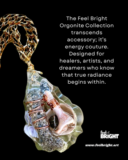 Feel Bright Orgonite Pendant – Custom Order