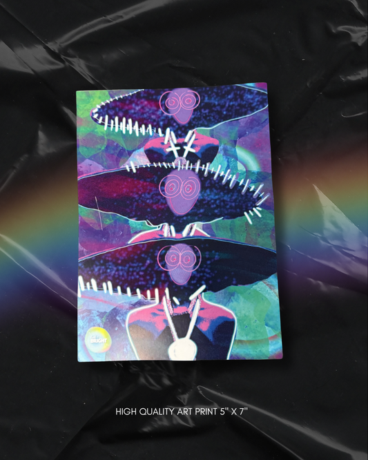 You Against The Odds Feeling Cozy Print Series High Quality Art Print 5 x 7 Inches