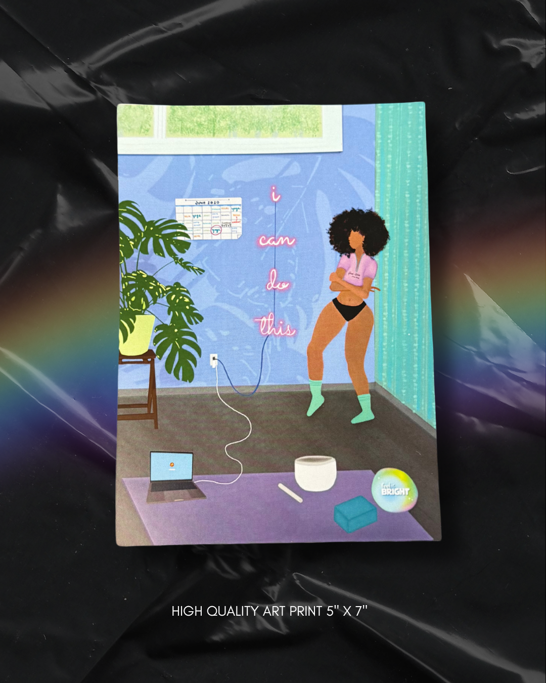 I Can Do This  Feeling Cozy Print Series High Quality Art Print 5 x 7 Inches