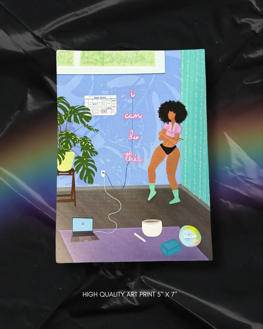 I Can Do This  Feeling Cozy Print Series High Quality Art Print 5 x 7 Inches