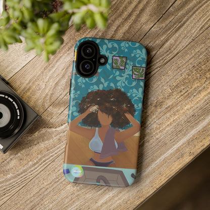 Me Time Tough Cases: Artistic Phone Case for Self-Care and Empowerment