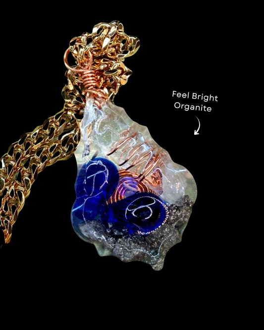 Feel Bright Orgonite Statement Pendant