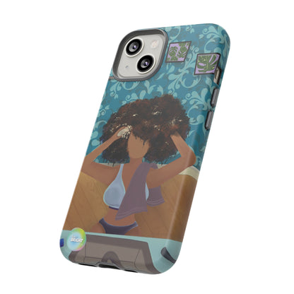 Me Time Tough Cases: Artistic Phone Case for Self-Care and Empowerment