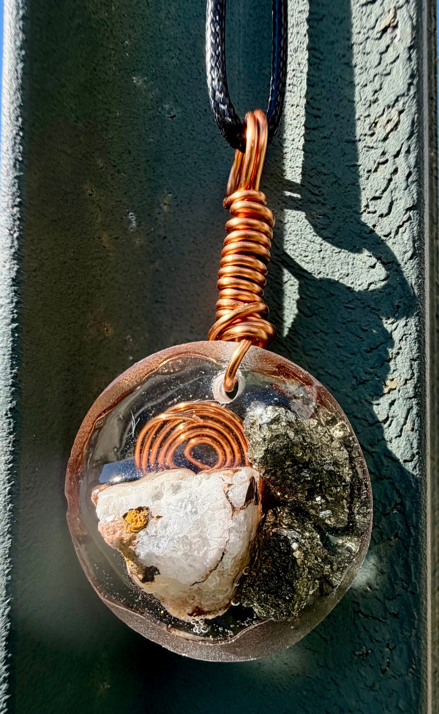 Mini Orgonite Statement Pendant