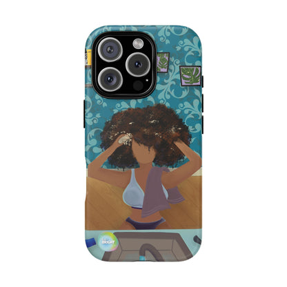 Me Time Tough Cases: Artistic Phone Case for Self-Care and Empowerment