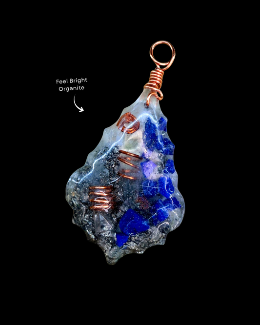 Feel Bright Orgonite Statement Pendant