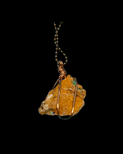 Azurite and Malachite Pendant