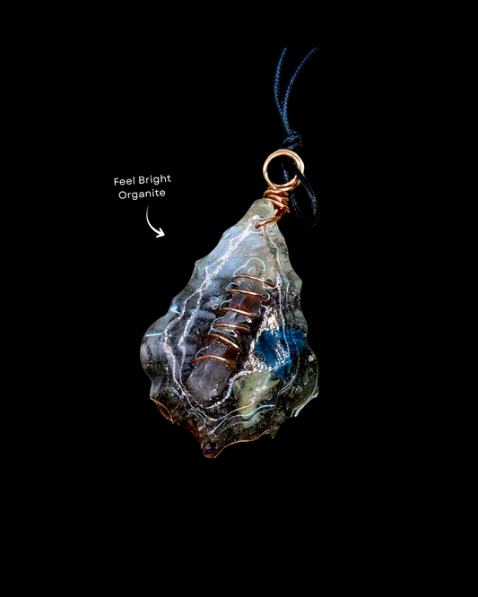 Feel Bright Orgonite Statement Pendant