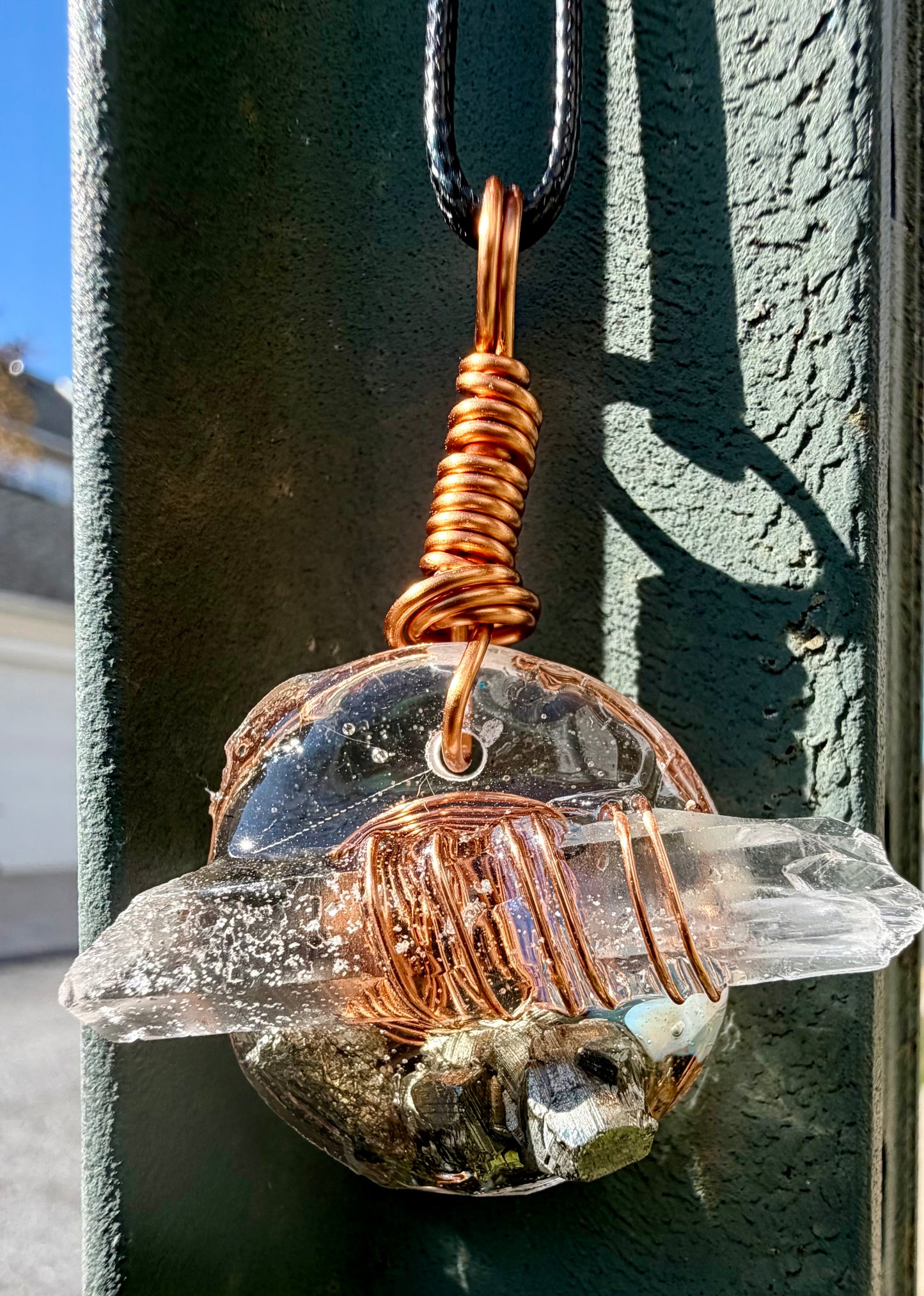 Mini Orgonite Statement Pendant