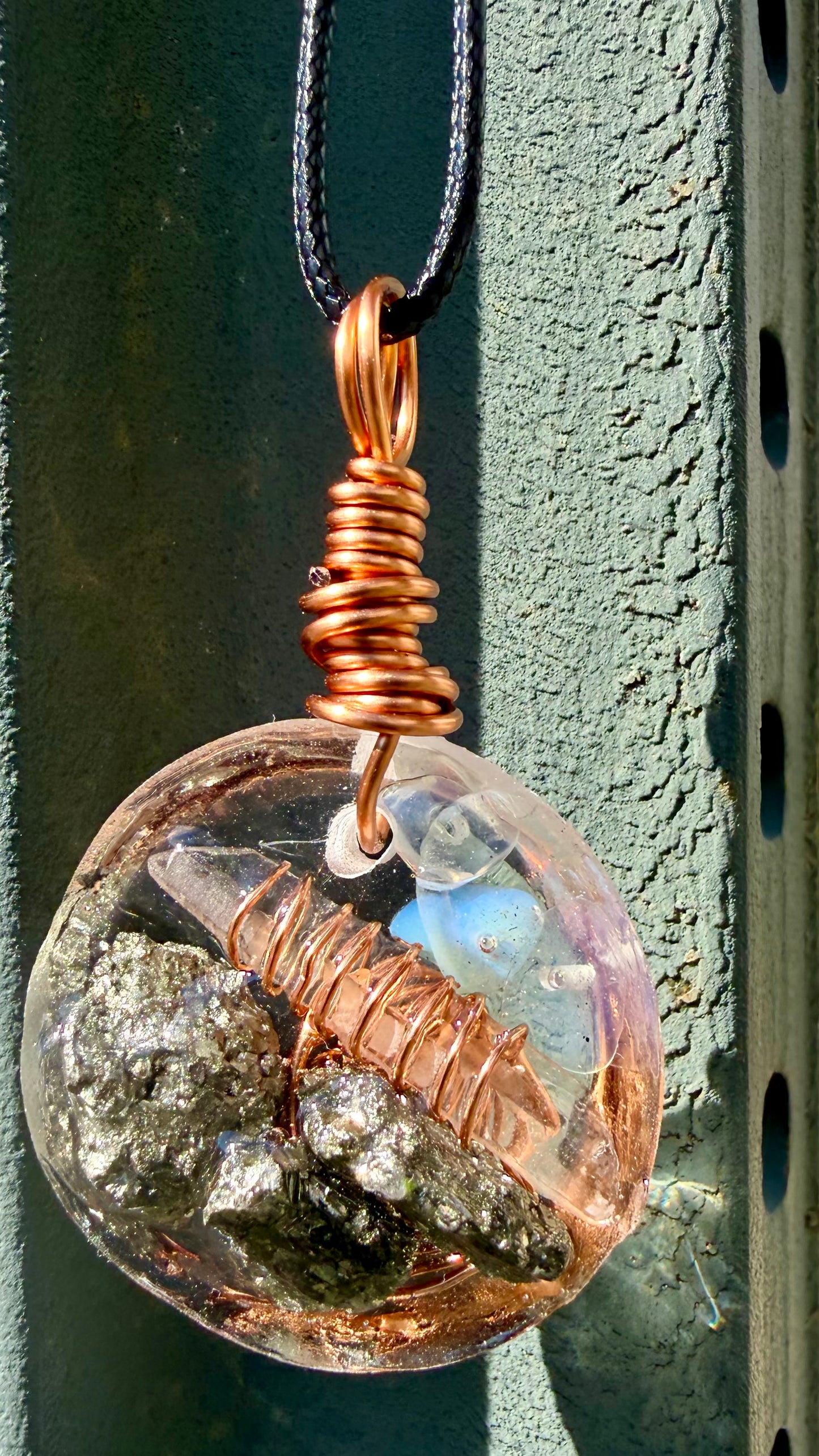 Mini Orgonite Statement Pendant