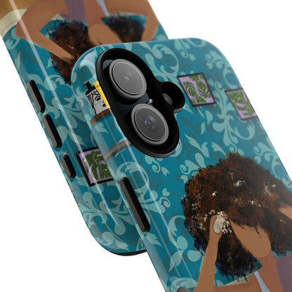 Me Time Tough Cases: Artistic Phone Case for Self-Care and Empowerment