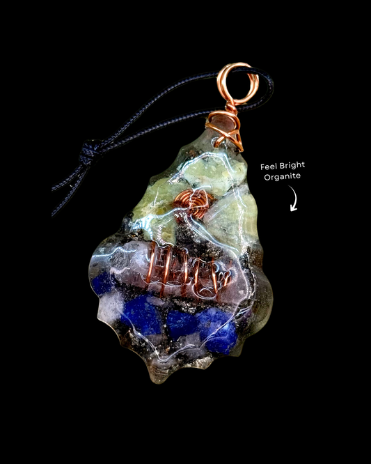 Feel Bright Orgonite Statement Pendant