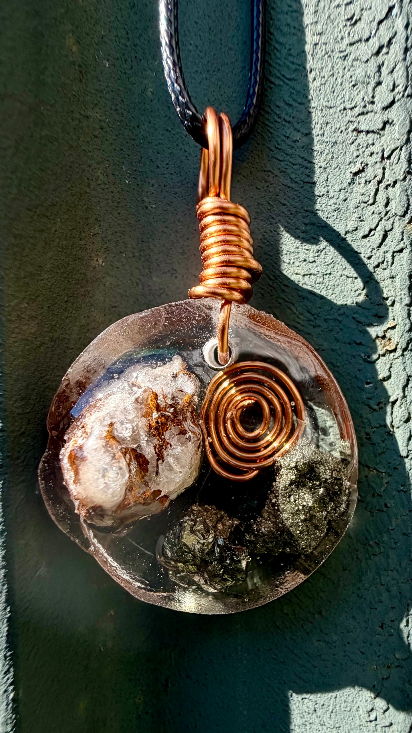 Mini Orgonite Statement Pendant