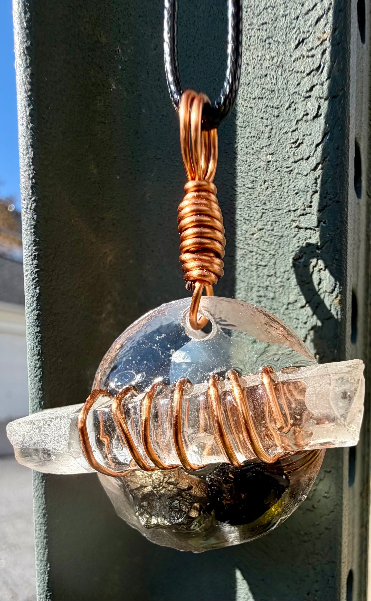 Mini Orgonite Statement Pendant