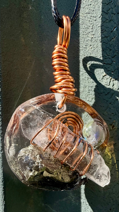 Mini Orgonite Statement Pendant