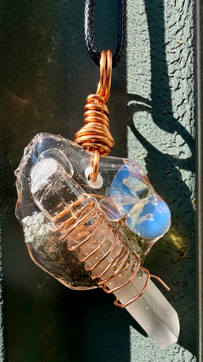 Mini Orgonite Statement Pendant