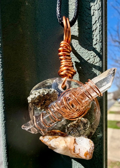 Mini Orgonite Statement Pendant