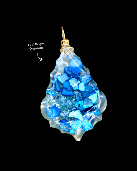Feel Bright Orgonite Statement Pendant