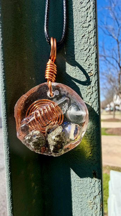 Mini Orgonite Statement Pendant
