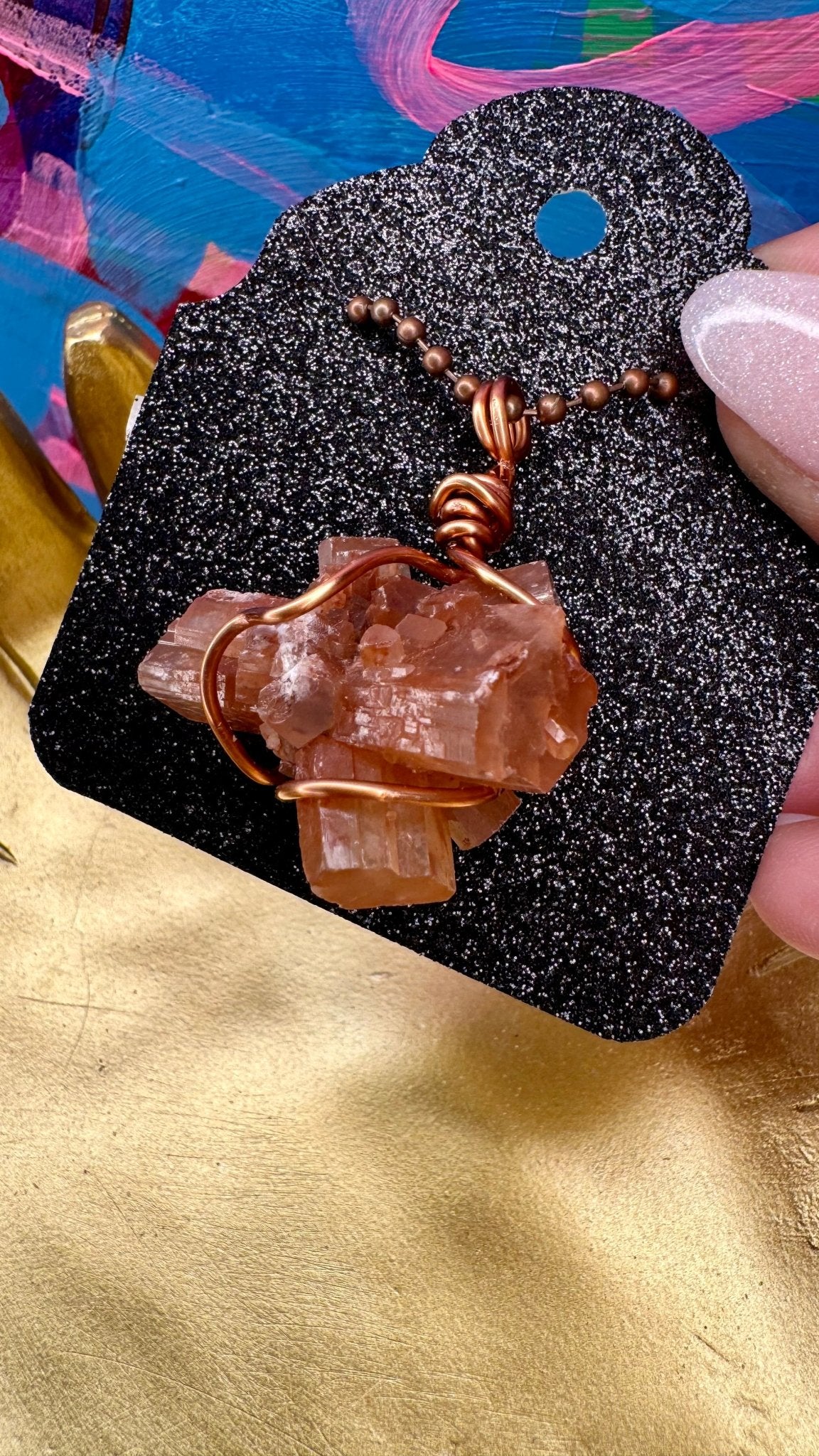 Aragonite Pendant - Feel BrightAragonite Pendant