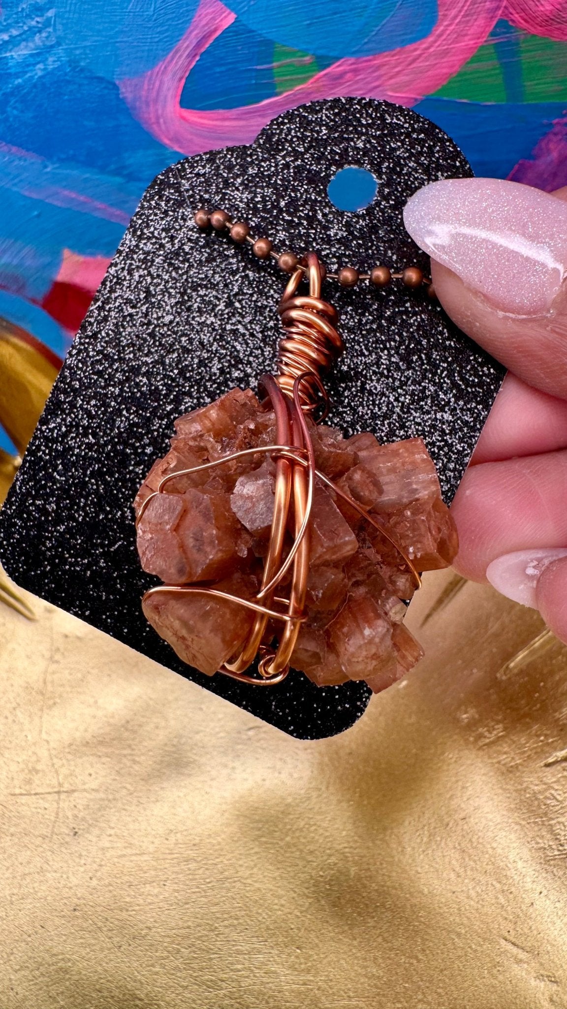 Aragonite Pendant - Feel BrightAragonite Pendant