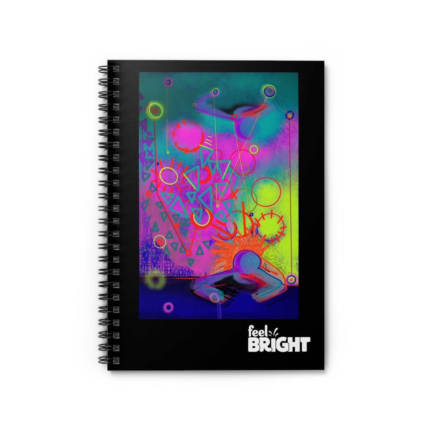 Art Inspired Spiral Notebook - Ruled Line - Feel BrightArt Inspired Spiral Notebook - Ruled LinePaper products