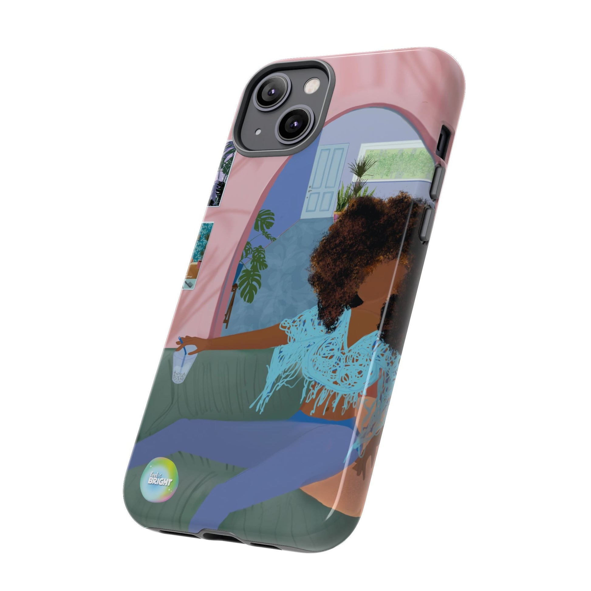 Bubble Tea Tough Cases: Artistic Phone Case for Self - Care and Empowerment - Feel BrightBubble Tea Tough Cases: Artistic Phone Case for Self - Care and EmpowermentPhone Case