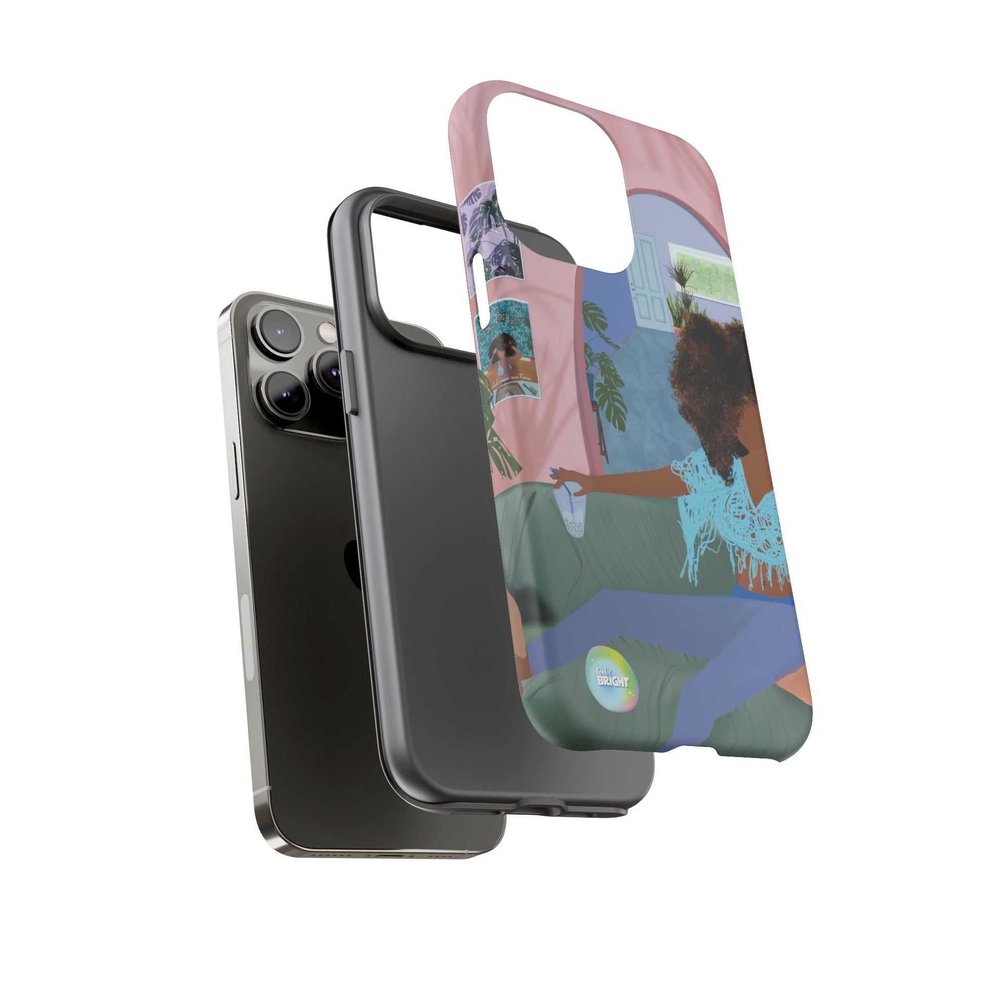 Bubble Tea Tough Cases: Artistic Phone Case for Self - Care and Empowerment - Feel BrightBubble Tea Tough Cases: Artistic Phone Case for Self - Care and EmpowermentPhone Case