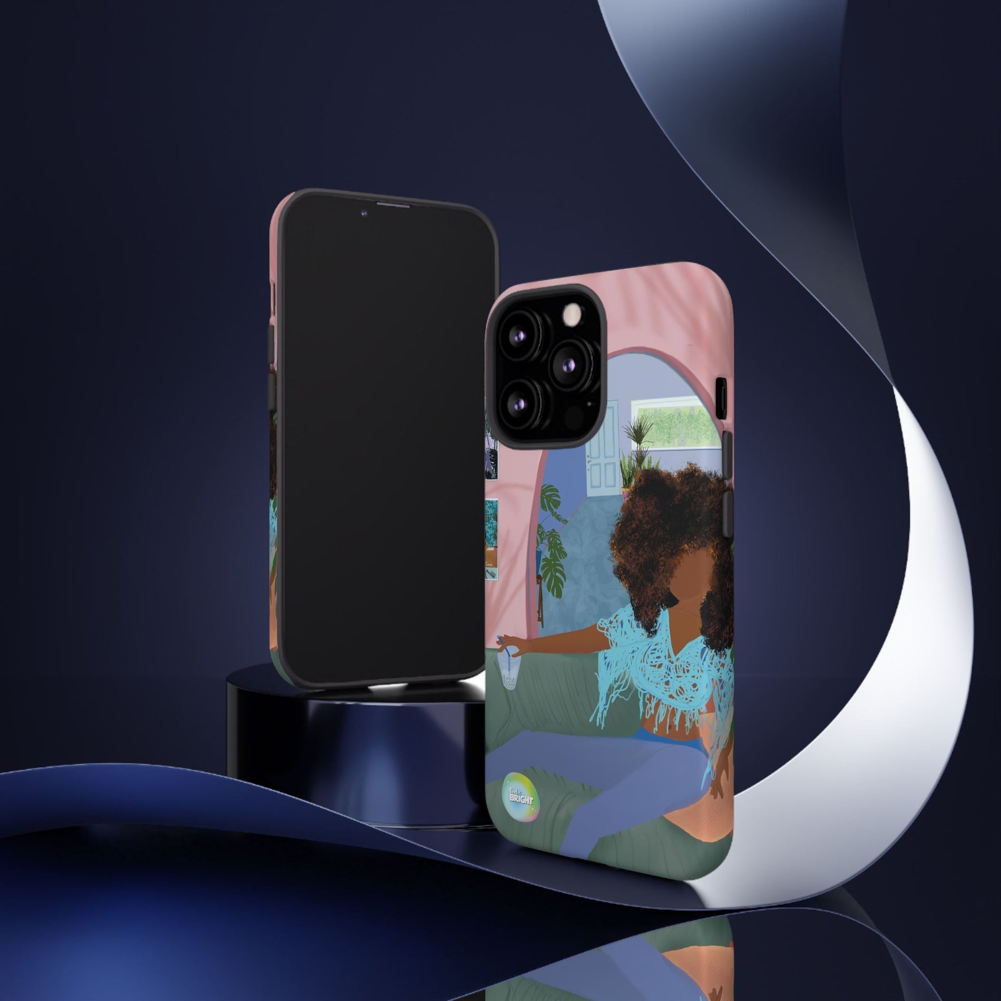 Bubble Tea Tough Cases: Artistic Phone Case for Self - Care and Empowerment - Feel BrightBubble Tea Tough Cases: Artistic Phone Case for Self - Care and EmpowermentPhone Case