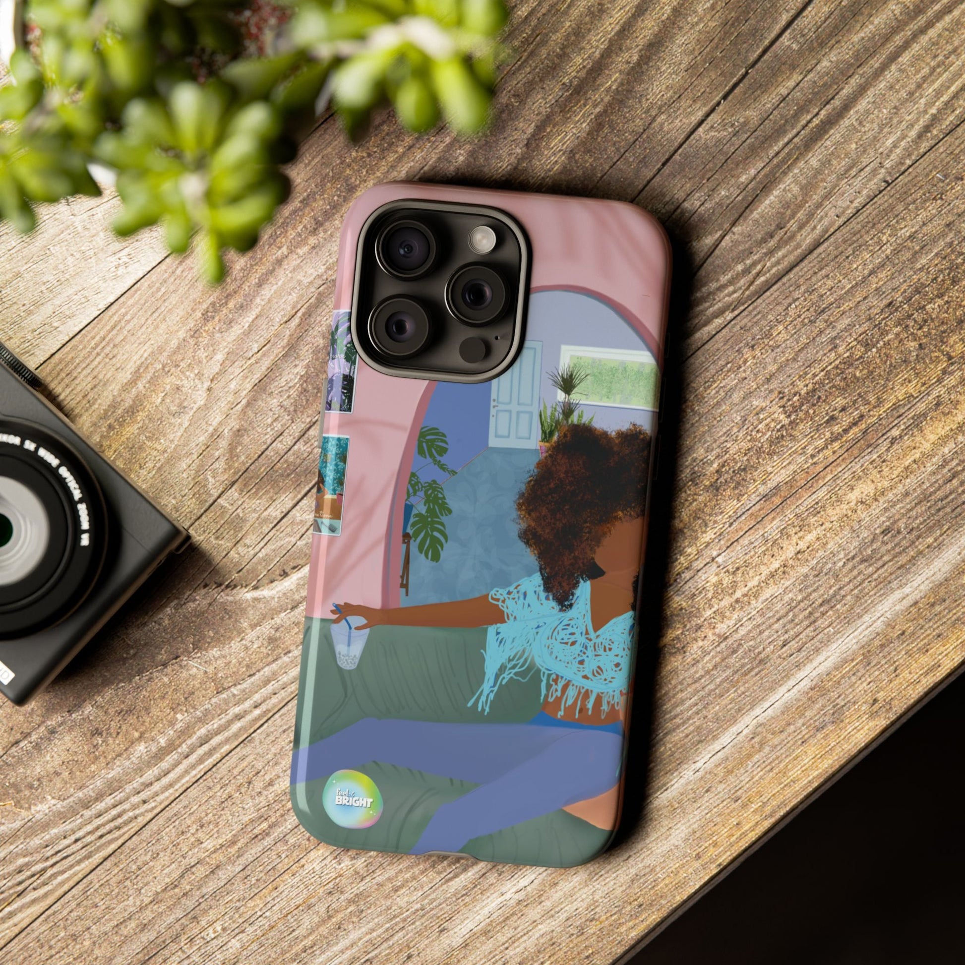 Bubble Tea Tough Cases: Artistic Phone Case for Self - Care and Empowerment - Feel BrightBubble Tea Tough Cases: Artistic Phone Case for Self - Care and EmpowermentPhone Case