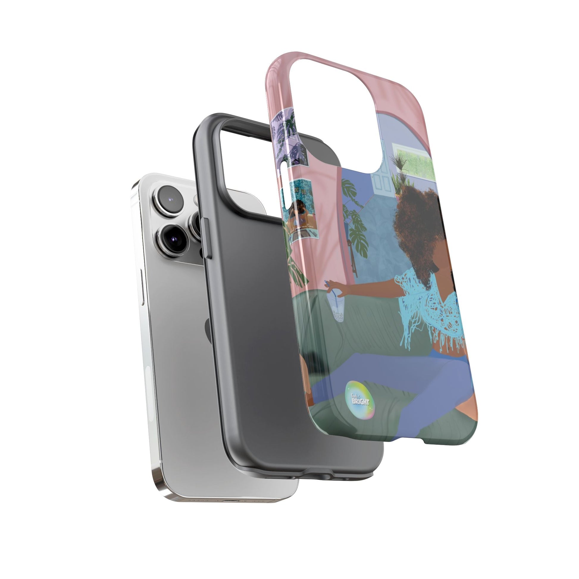 Bubble Tea Tough Cases: Artistic Phone Case for Self - Care and Empowerment - Feel BrightBubble Tea Tough Cases: Artistic Phone Case for Self - Care and EmpowermentPhone Case