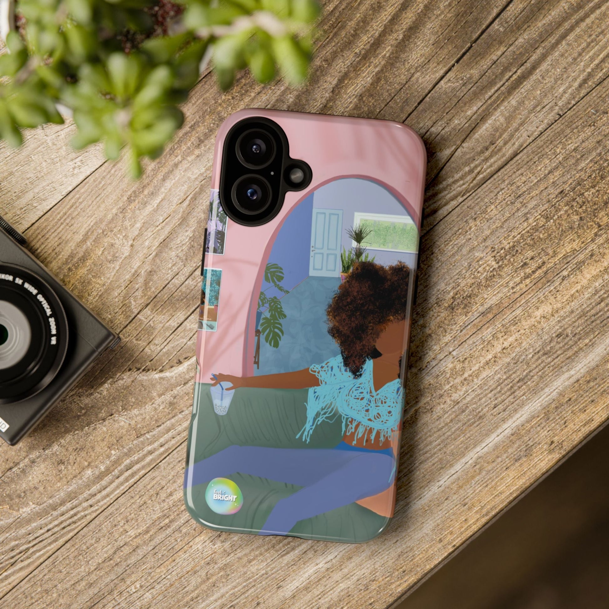 Bubble Tea Tough Cases: Artistic Phone Case for Self - Care and Empowerment - Feel BrightBubble Tea Tough Cases: Artistic Phone Case for Self - Care and EmpowermentPhone Case