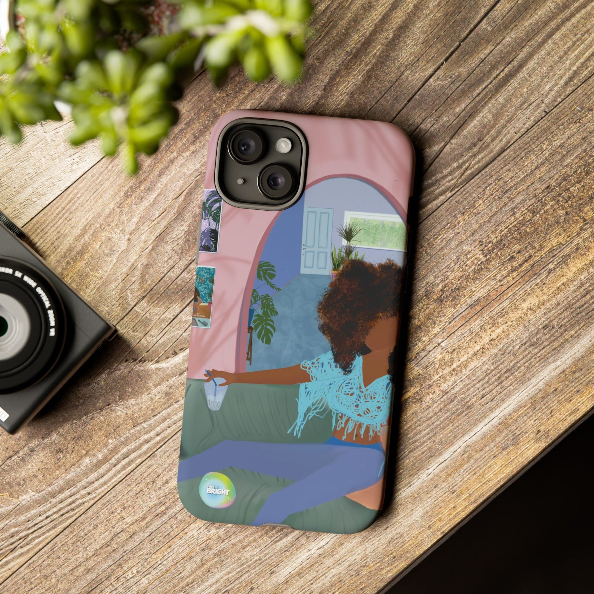 Bubble Tea Tough Cases: Artistic Phone Case for Self - Care and Empowerment - Feel BrightBubble Tea Tough Cases: Artistic Phone Case for Self - Care and EmpowermentPhone Case