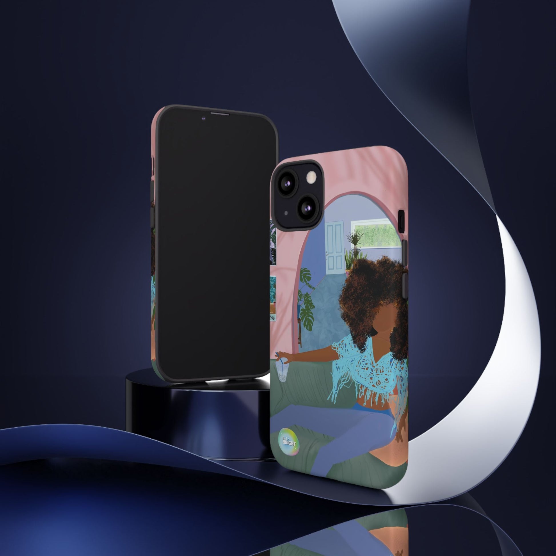 Bubble Tea Tough Cases: Artistic Phone Case for Self - Care and Empowerment - Feel BrightBubble Tea Tough Cases: Artistic Phone Case for Self - Care and EmpowermentPhone Case