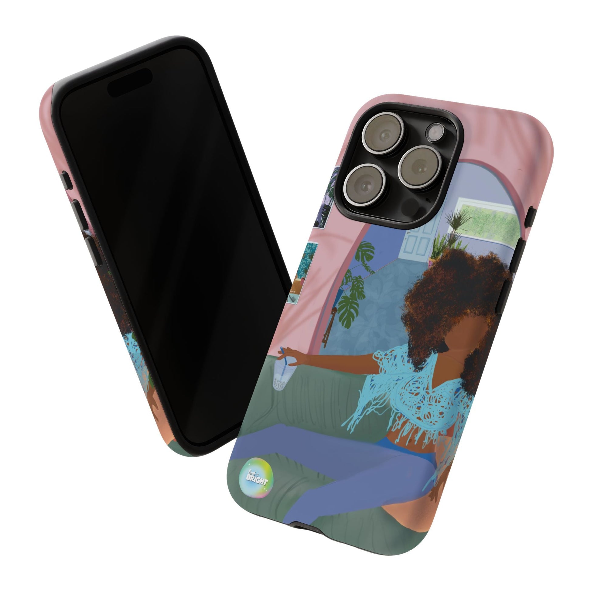 Bubble Tea Tough Cases: Artistic Phone Case for Self - Care and Empowerment - Feel BrightBubble Tea Tough Cases: Artistic Phone Case for Self - Care and EmpowermentPhone Case