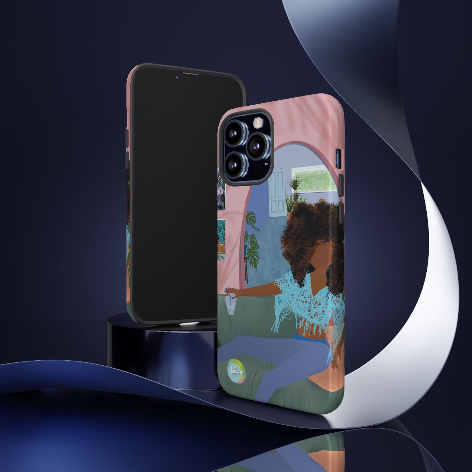 Bubble Tea Tough Cases: Artistic Phone Case for Self - Care and Empowerment - Feel BrightBubble Tea Tough Cases: Artistic Phone Case for Self - Care and EmpowermentPhone Case