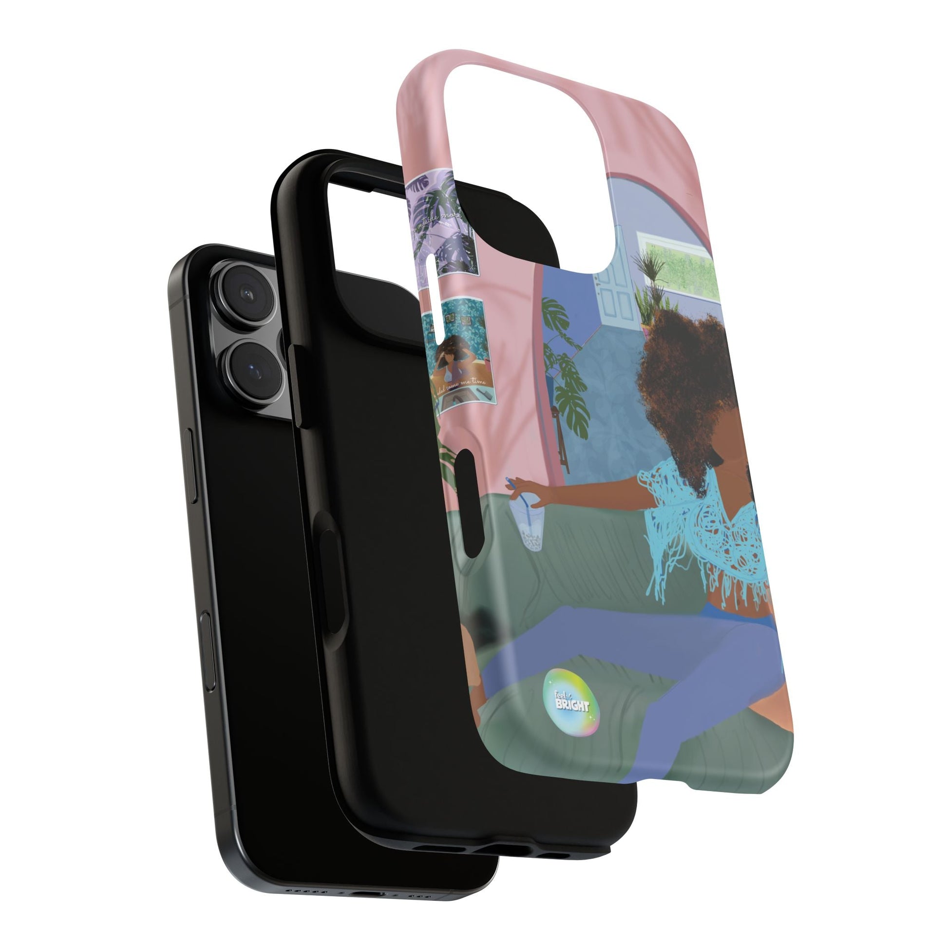 Bubble Tea Tough Cases: Artistic Phone Case for Self - Care and Empowerment - Feel BrightBubble Tea Tough Cases: Artistic Phone Case for Self - Care and EmpowermentPhone Case