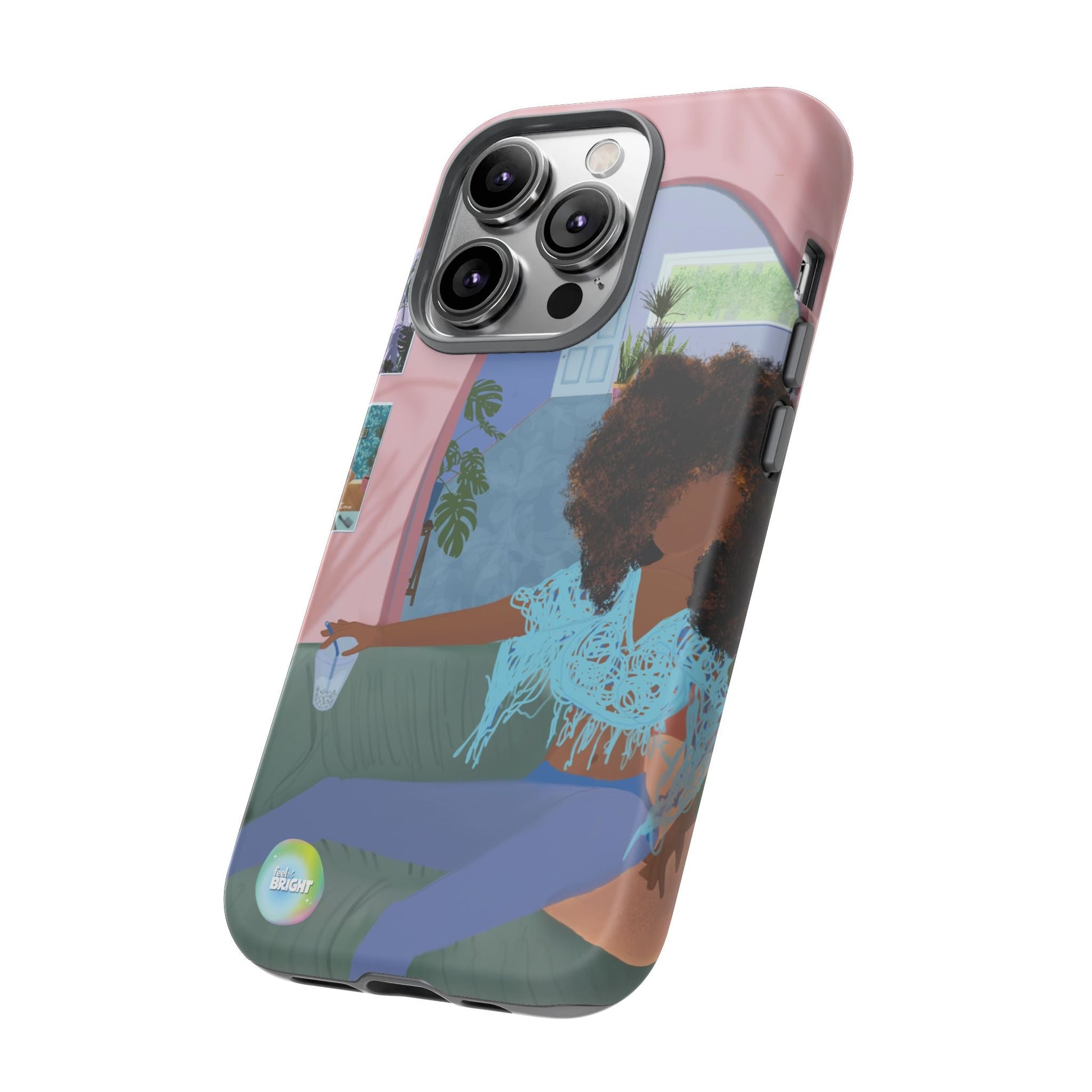 Bubble Tea Tough Cases: Artistic Phone Case for Self - Care and Empowerment - Feel BrightBubble Tea Tough Cases: Artistic Phone Case for Self - Care and EmpowermentPhone Case