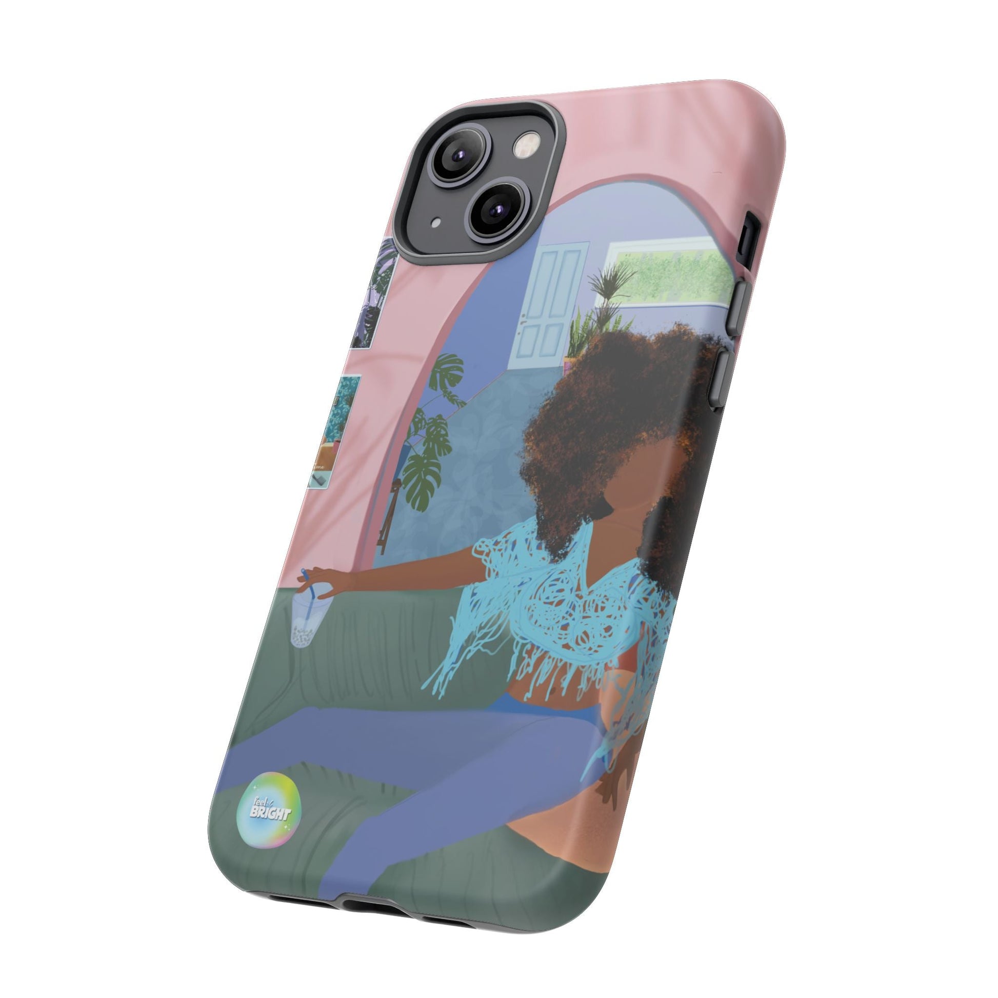 Bubble Tea Tough Cases: Artistic Phone Case for Self - Care and Empowerment - Feel BrightBubble Tea Tough Cases: Artistic Phone Case for Self - Care and EmpowermentPhone Case