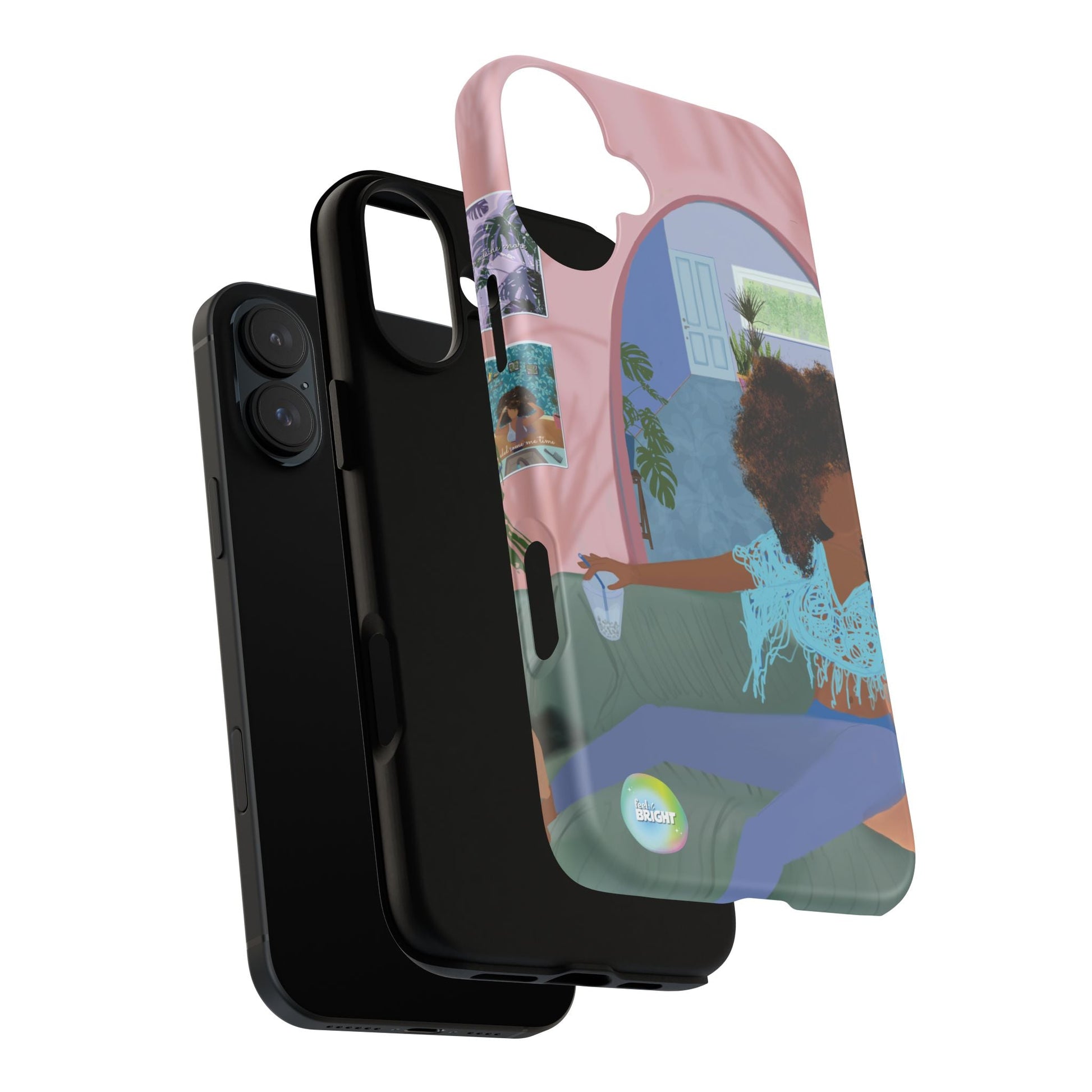 Bubble Tea Tough Cases: Artistic Phone Case for Self - Care and Empowerment - Feel BrightBubble Tea Tough Cases: Artistic Phone Case for Self - Care and EmpowermentPhone Case