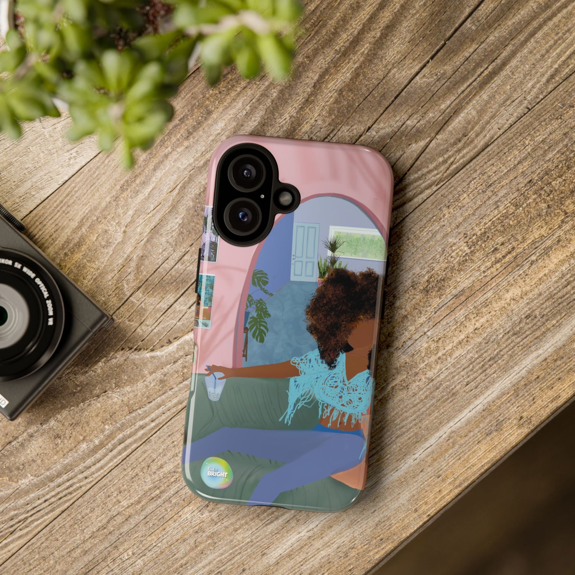 Bubble Tea Tough Cases: Artistic Phone Case for Self - Care and Empowerment - Feel BrightBubble Tea Tough Cases: Artistic Phone Case for Self - Care and EmpowermentPhone Case