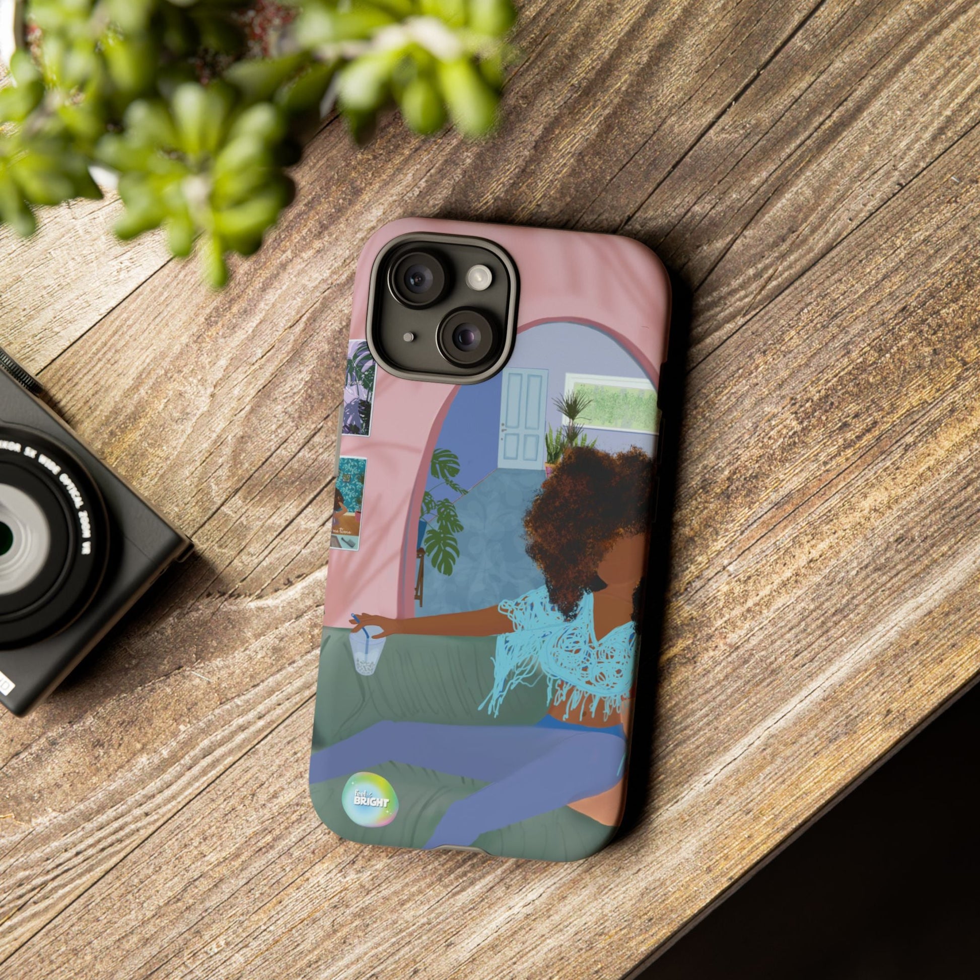 Bubble Tea Tough Cases: Artistic Phone Case for Self - Care and Empowerment - Feel BrightBubble Tea Tough Cases: Artistic Phone Case for Self - Care and EmpowermentPhone Case